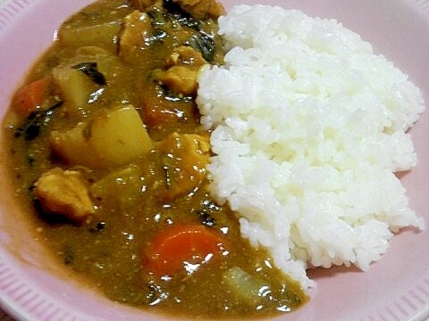 大根でサッパリ☆うちのチキンカレー*^^*